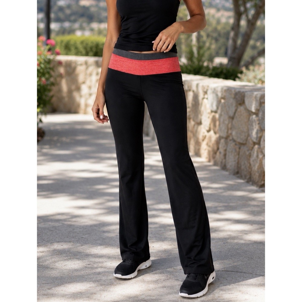 Xersion Slim Fit Bootcut Pant Black XL Activewear Workout Gym Athleisure Yoga